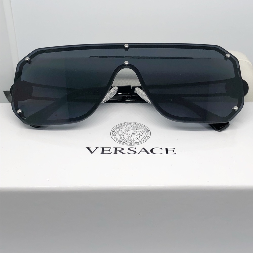 Versace black madusa sunglasses